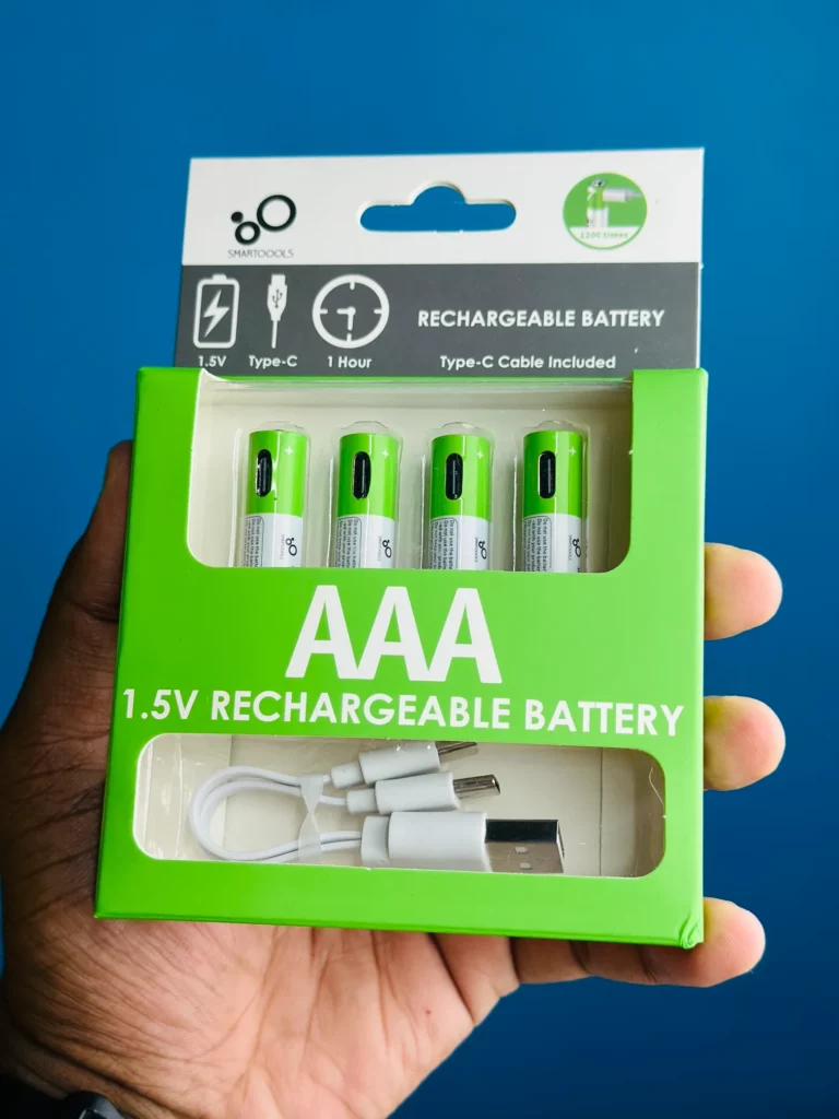 IMG_7925-768x1024 SmartToools RB40 AAA 1.5V 750 mWh Rechargeable Battery (4Pcs Set) - Image 1