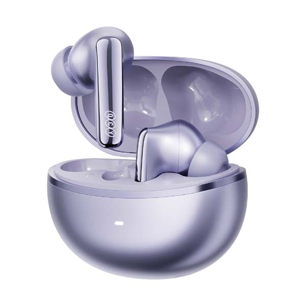 QCY-MeloBuds-N70-ANC-LDAC-Earbuds-3 QCY MeloBuds N70 Adaptive Hybrid ANC Wireless Earbuds – Purple - Image 1
