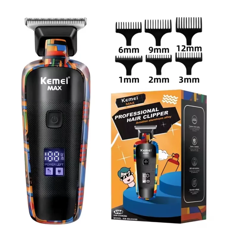 Sddb74ef2839e4ed08ae055b68d1e4ebaX.jpg_960x960q75.jpg_-768x768 Kemei KM-MAX5090 Professional Hair Clipper for Men - Image 1