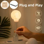 Moon Light Voice Controlled LED Lamp - Image 3